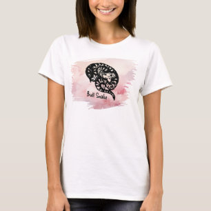 Name: "I Bite Bull Snake on Pink" T-Shirt