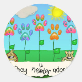 Name Ihres Aufklebers Runder Aufkleber