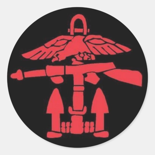 Name Ihres Aufklebers Runder Aufkleber (Vorderseite)