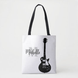 Name, Initial & Black Dreifach Klettmusik Gitarre