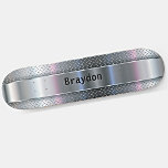Name, Initialen, Scheckblechbild aus Metall hinzuf Skateboard<br><div class="desc">Fügen Sie einen beliebigen Namen oder Initialen,  die Sie auf diesem tollen Design gewollt - In meinem Shop finden Sie viele personalisierte Skateboarddesigns und Skateboard T - Shirt,  Hoodies,  Backpacks,  Blankets und mehr.</div>