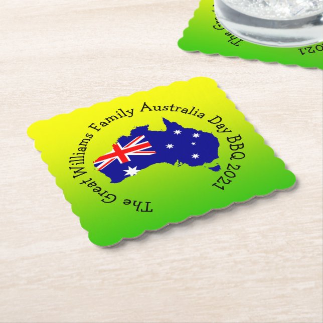 Name Jahr Australien Tag GRILLEN hinzufügen Untersetzer (angewinkelt)