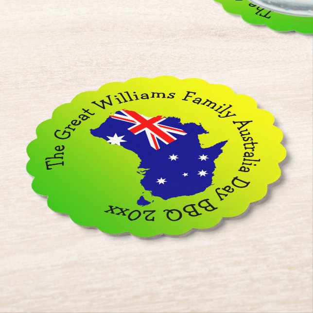 Name Jahr Australien Tag GRILLEN hinzufügen Untersetzer (angewinkelt)