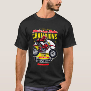 Name Jahr Motocross Retro Champions Rider hinzufüg T-Shirt