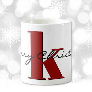 Name, Januar Garnet Birthstone Frohe Weihnachten Kaffeetasse
