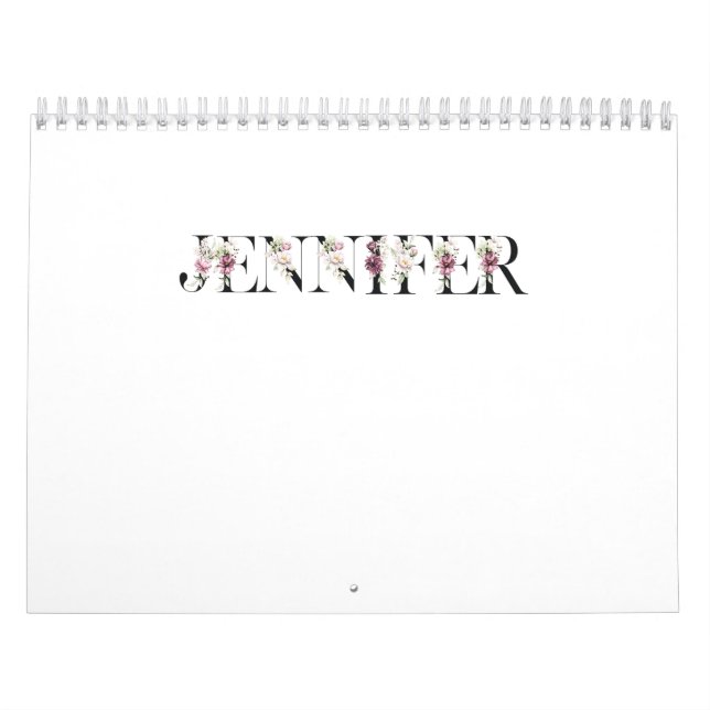 Name Jennifer Kalender (Titelbild)