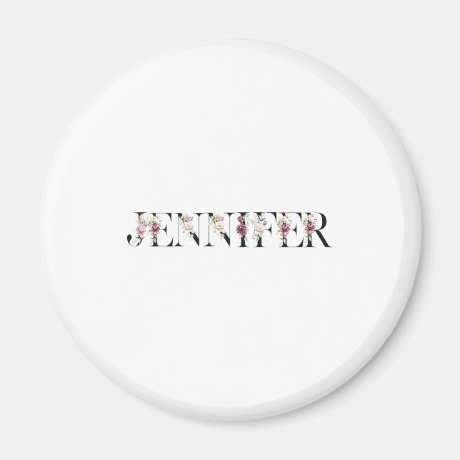 Name Jennifer Magnet (Vorne)