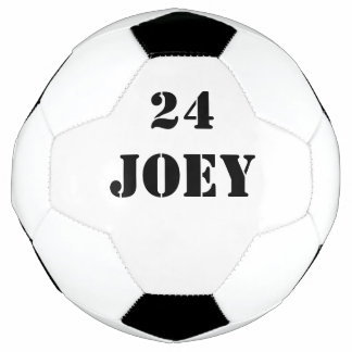 Name Jersey Nummer Black Schriftart 4Joey Fußball