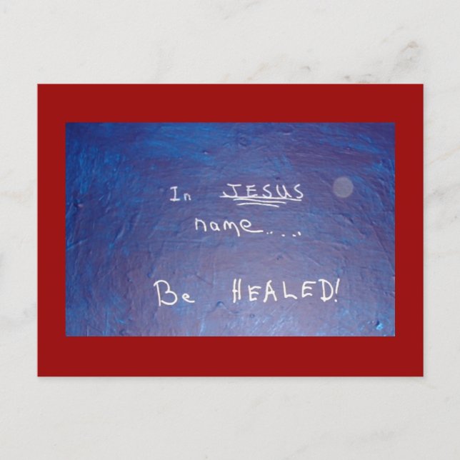 NAME JESUS - 1118 POSTKARTE (Vorderseite)