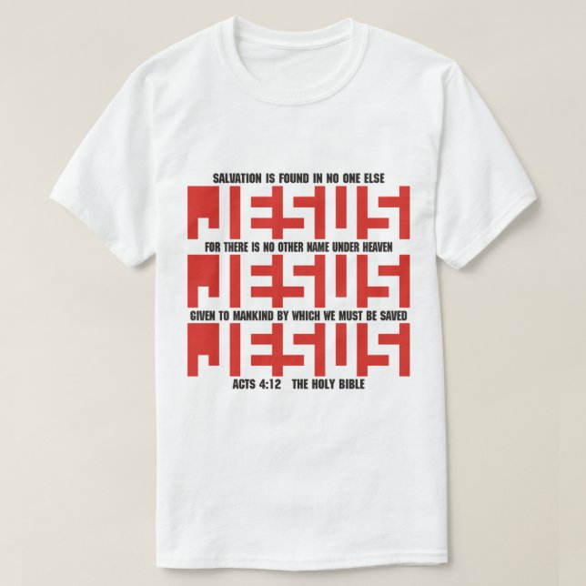 NAME JESUS T-Shirt (Design vorne)