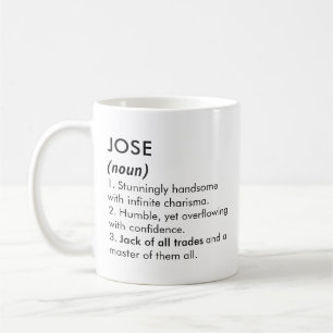 Name Jose, Bearbeitbarer Name, Benutzerdefinierter Kaffeetasse