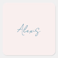 Name Kalligrafie Schrift Schlicht Einfach Pastellf