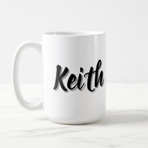 Name Keith Mens Kaffeetasse