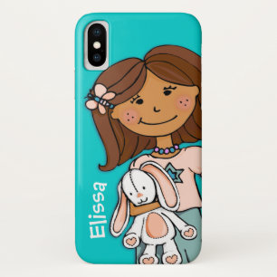 Name Kind Mädchen Cuddles Aqua Peach iPhone Gehäus Case-Mate iPhone Hülle