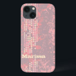 Name Korallenriff im Surfstil Case-Mate iPhone Hülle<br><div class="desc">Behalt dein Gerät mit diesem Gehäuse im Surfstil geschützt. Entworfen von Sarah Trett. Inspiriert vom Surfen am Strand am Eagles Nest, Inverloch, Victoria. Ideal für Wassersportler und Surfer in einem harten Gehäuse. Passen Sie den Namen Ihrer Wahl an. Dieses Beispiel lautet Marissa. **Bitte beachten Sie, dass einige Namen aufgrund der...</div>