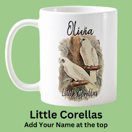 Name Little Corellas Australian Bird Animal hinzuf Kaffeetasse