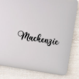 Name Mackenzie - Handgeschriebene Kalligrafie Aufkleber