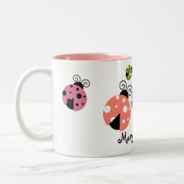 Name-Marienkäfer-Kaffee-Tasse Zweifarbige Tasse