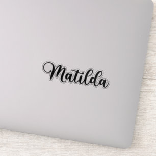 Name Matilda - Handgeschriebene Kalligrafie Aufkleber