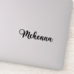 Name Mckenna — Handgeschriebene Kalligrafie Aufkleber