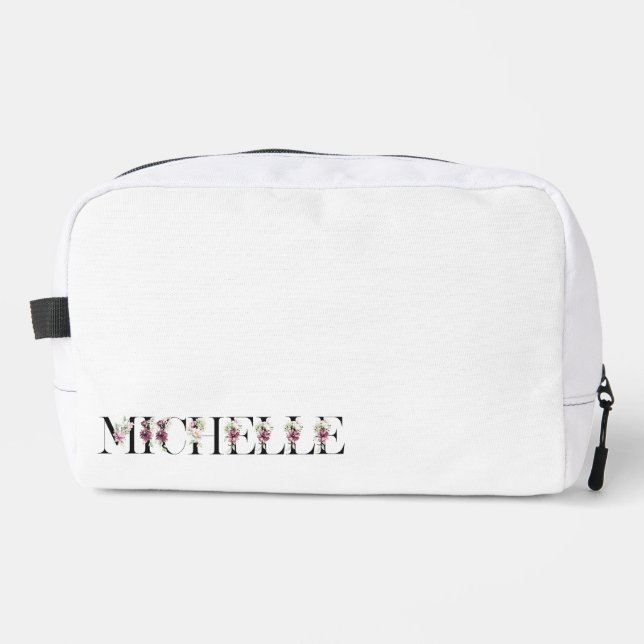 Name Michelle. Waschbeutel (Vorderseite)