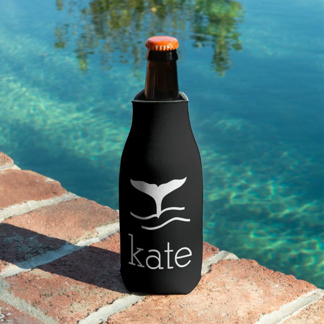 Name mit Whale-Schwanz Flaschenkühler (In Situ Pool)