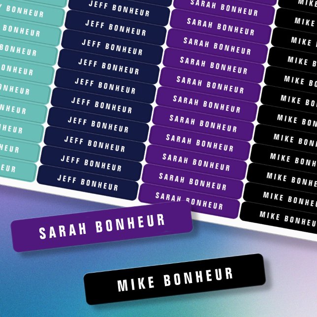 Name Modern | Bekleidung aus Eisen Etiketten (Von Creator hochgeladen)