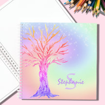 Name Monogram Giron Rainbow Glitzern Sketchbook