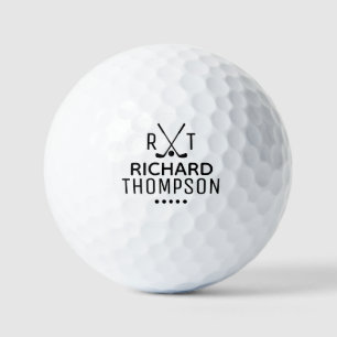 Name Monogram golfballs mit seinem Namen Golfball