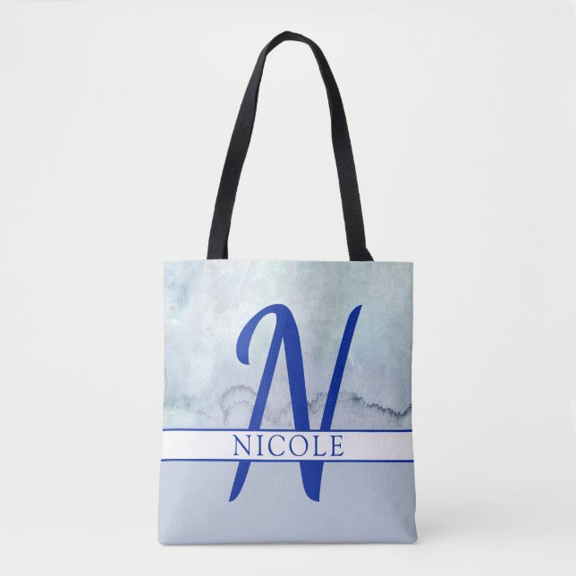Name/Monogramm blaue Farbe (Vorderseite)