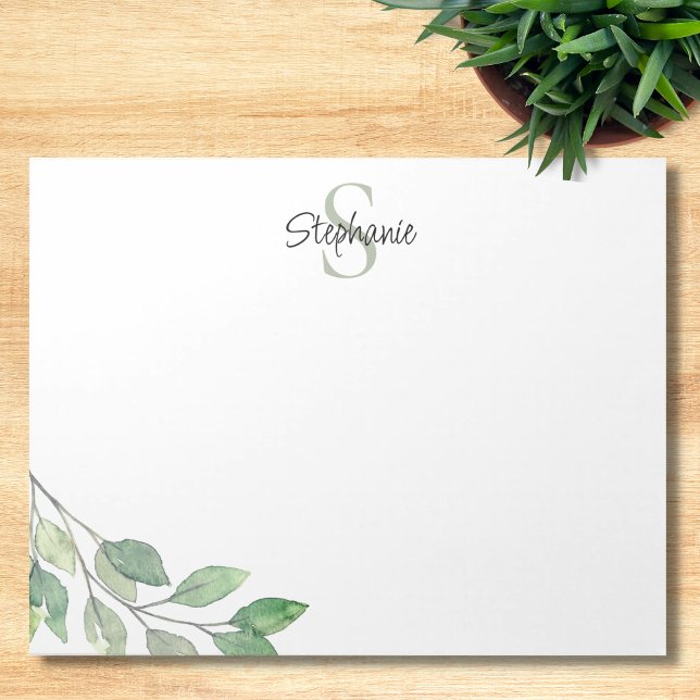 Name Monogramm Notizblock (Von Creator hochgeladen)