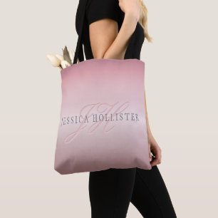 Name & Monogramm Sanfter falscher Rosen-Gold-Rou