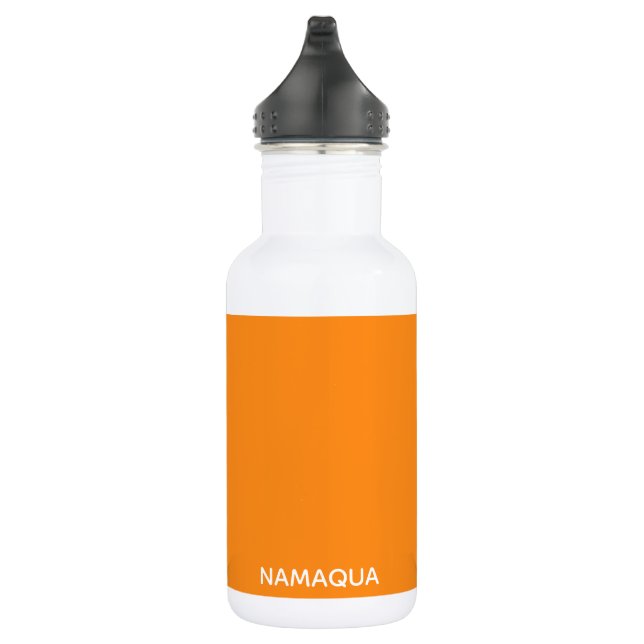 Name Namaqua orange Edelstahlflasche (Rechts)