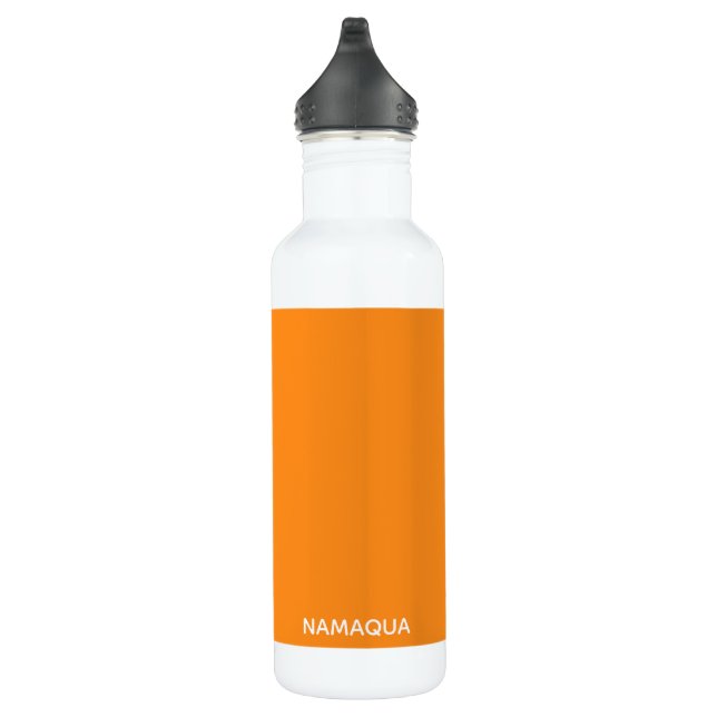 Name Namaqua orange Edelstahlflasche (Rechts)