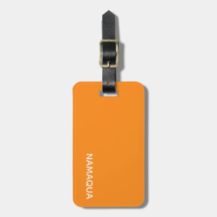 Name Namaqua orange Gepäckanhänger