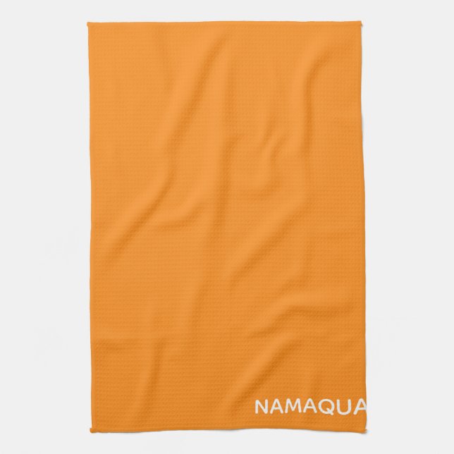 Name Namaqua orange Geschirrtuch (Vertikal)
