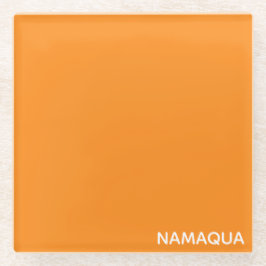 Name Namaqua orange Glasuntersetzer