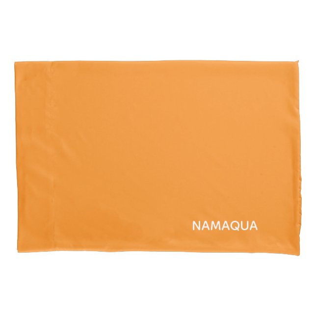 Name Namaqua orange Kissenbezug (Vorderseite)
