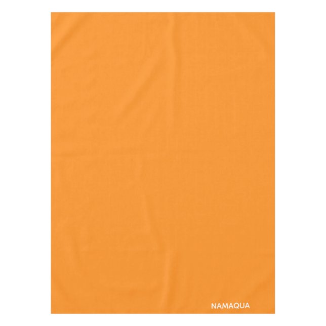 Name Namaqua orange Tischdecke (Vorderseite)