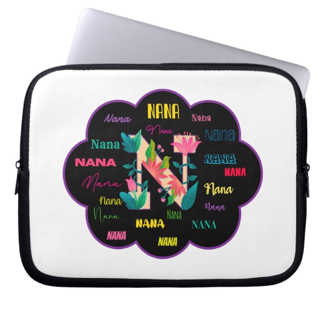 Name Nana Laptopschutzhülle (Vorderseite)