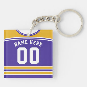 Name & Number Jersey Schlüsselanhänger, Hockey Lac Schlüsselanhänger