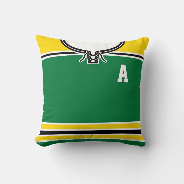 Name & Nummer Anpassbar Hockey Jersey Pillow Kissen (Vorderseite)