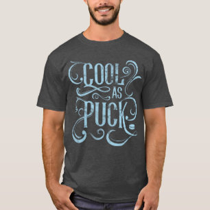 Name & Nummer Back Print Cool als Puck Hockey T-Sh T-Shirt