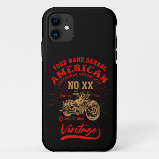 Name Nummer des legendären Motorrades Case-Mate iPhone Hülle