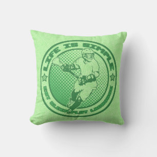 Name & Nummer Essen Schlafen Lacrosse Kissen