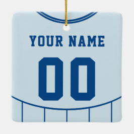 Name & Nummer Fußball Jersey Vorlage Keramikornament
