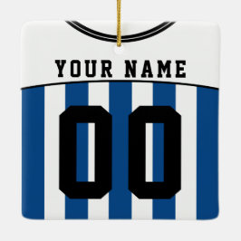 Name & Nummer Fußball Jersey Vorlage Keramikornament