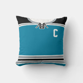 Name & Nummer Hockey Jersey Template Custom Pillow Kissen