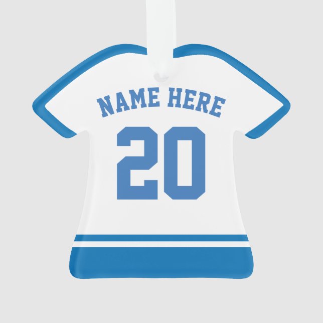 Name & Nummer Jersey Israel Logo Ornament (Rückseite)
