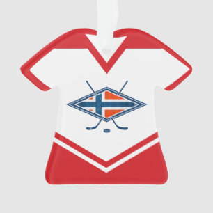 Name & Nummer Jersey Norwegen Logo-Ornament Ornament
